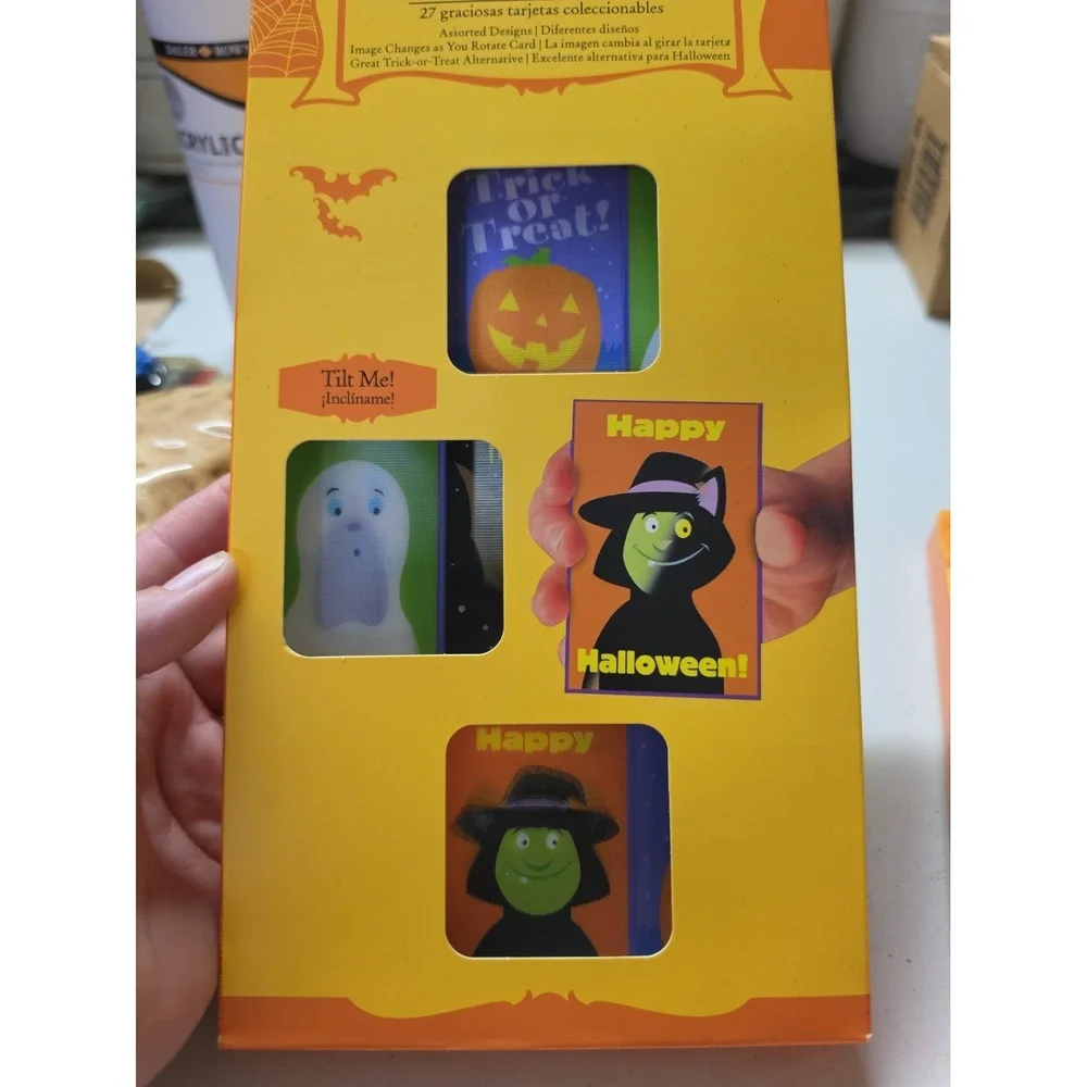 Vtg Nos Halloween Scary Collector Card Collector's 27 Pack Cards